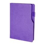 MOR KAPAKLI TARİHSİZ DEFTER (14,5X21 CM)