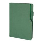 YEŞİL KAPAKLI TARİHSİZ DEFTER (14,5X21 CM)