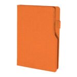 TURUNCU KAPAKLI TARİHSİZ DEFTER (14,5X21 CM)