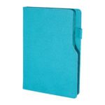 TURKUAZ KAPAKLI TARİHSİZ DEFTER (14,5X21 CM)
